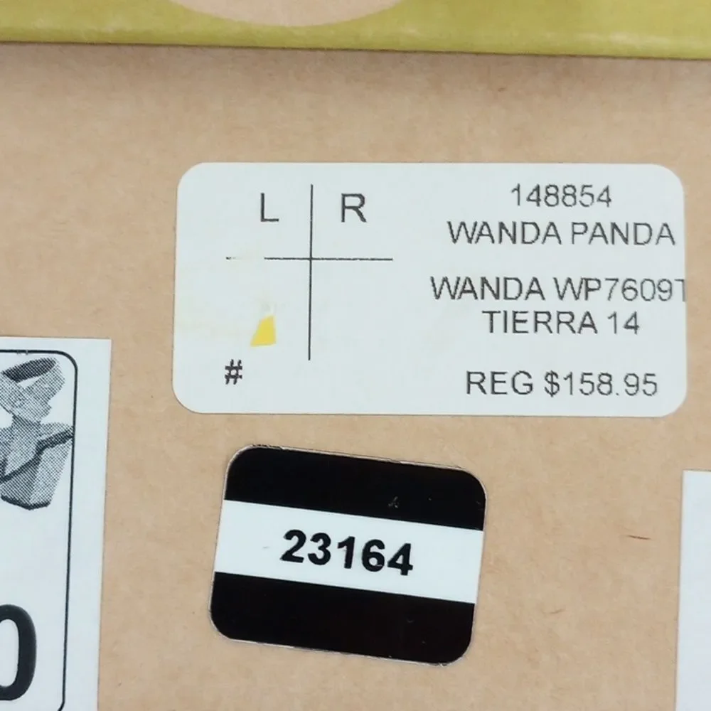 WANDA PANDA Women's Wandar Sandal Tan Combo- Size EU 40 / US 9.5 - 10